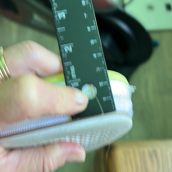 Cole Hann Ayer Flatform Wedge Sandals in white Silver and Yellow - Picture 9 of 9